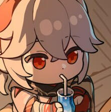 Kazuha sipping on the tears of his enemies